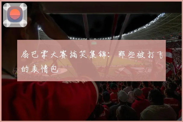 扇巴掌大赛搞笑集锦:那些被打飞的表情包